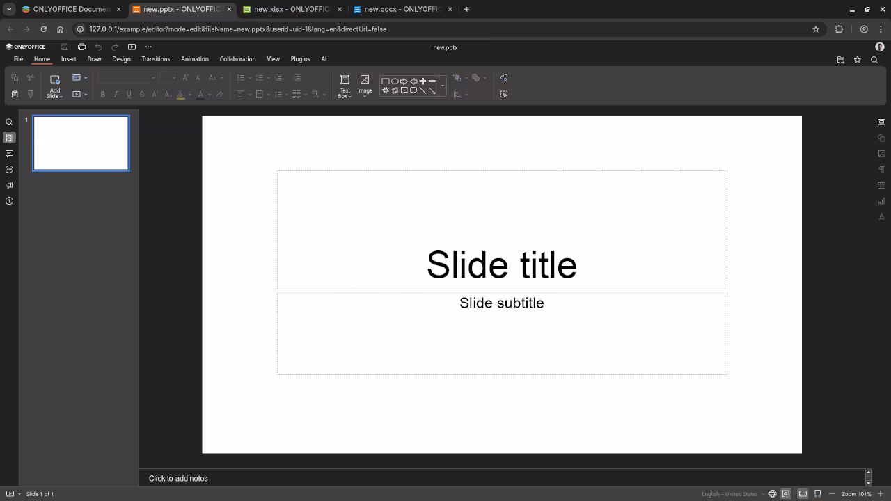 ONLYOFFICE Presentation