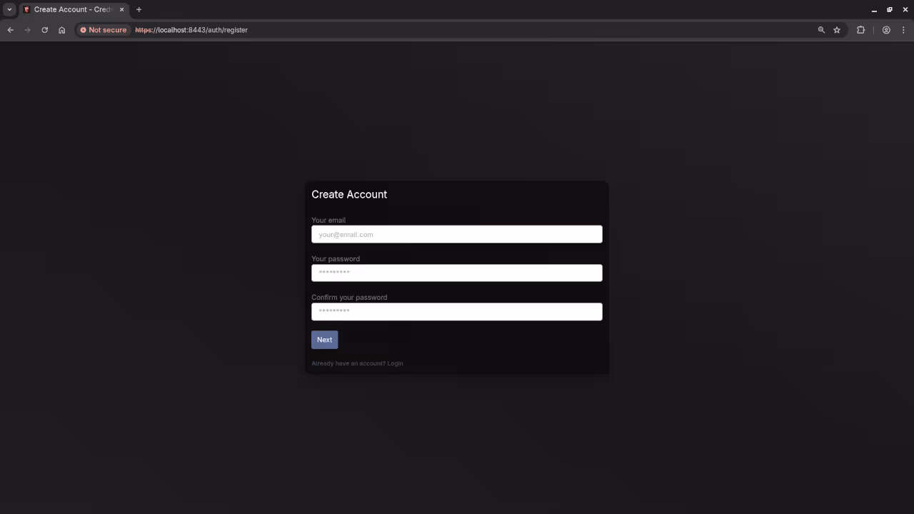 Hoodik User Creation