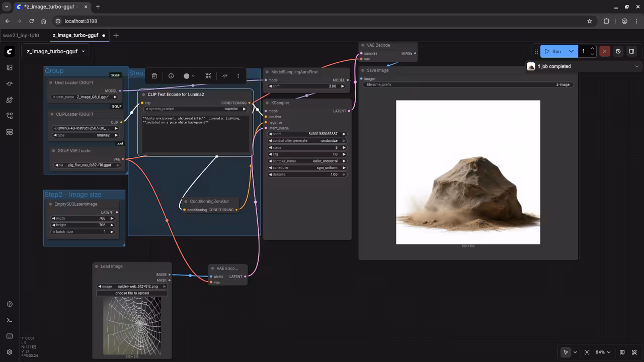 AI Generated Spider Web