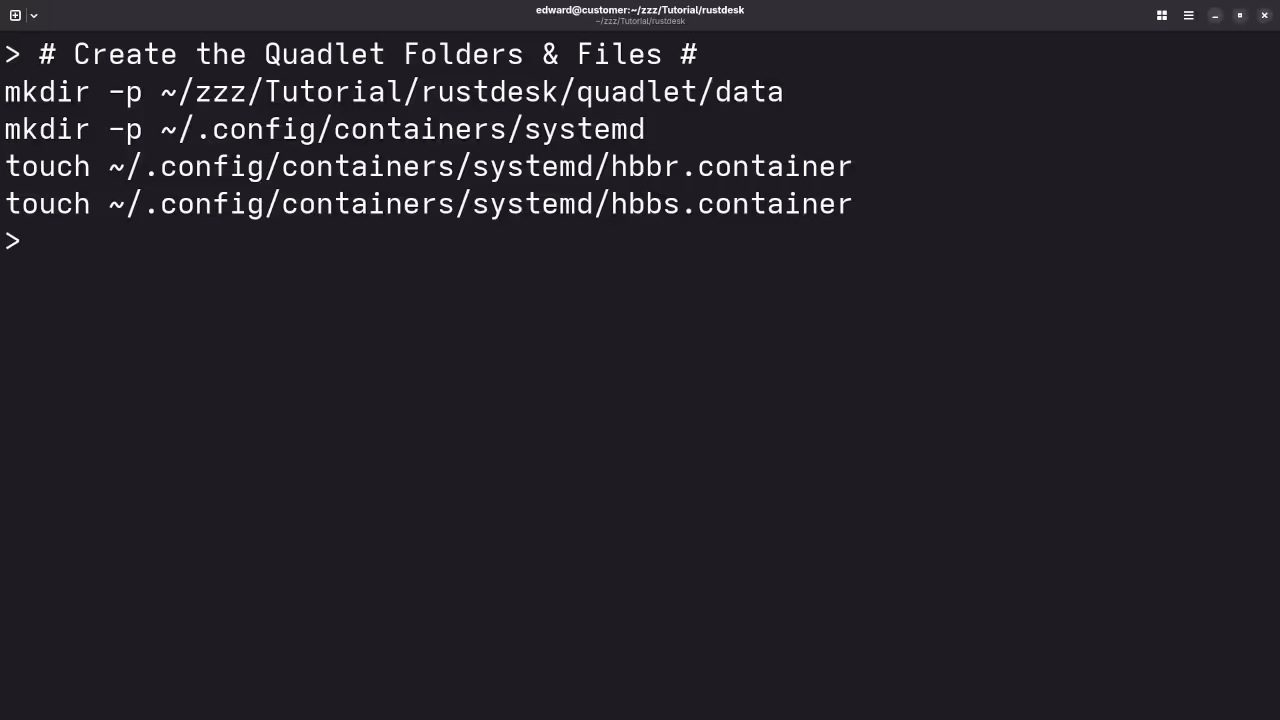 Podman Quadlet Structure
