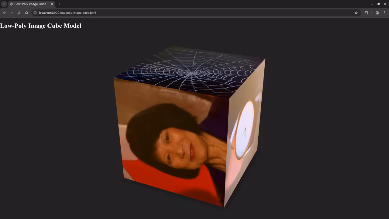 Low poly Animated Spring in Web browser