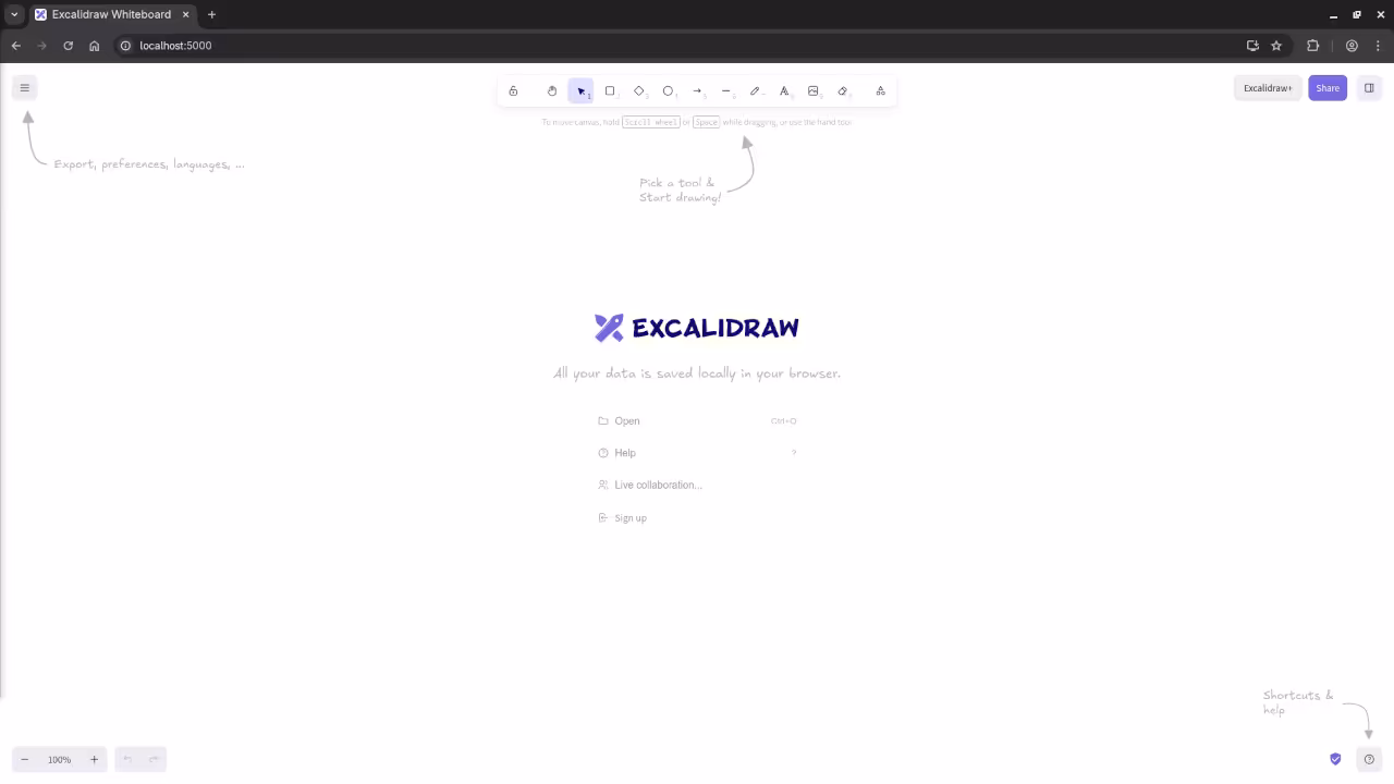 Free Open-Source Virtual Whiteboard