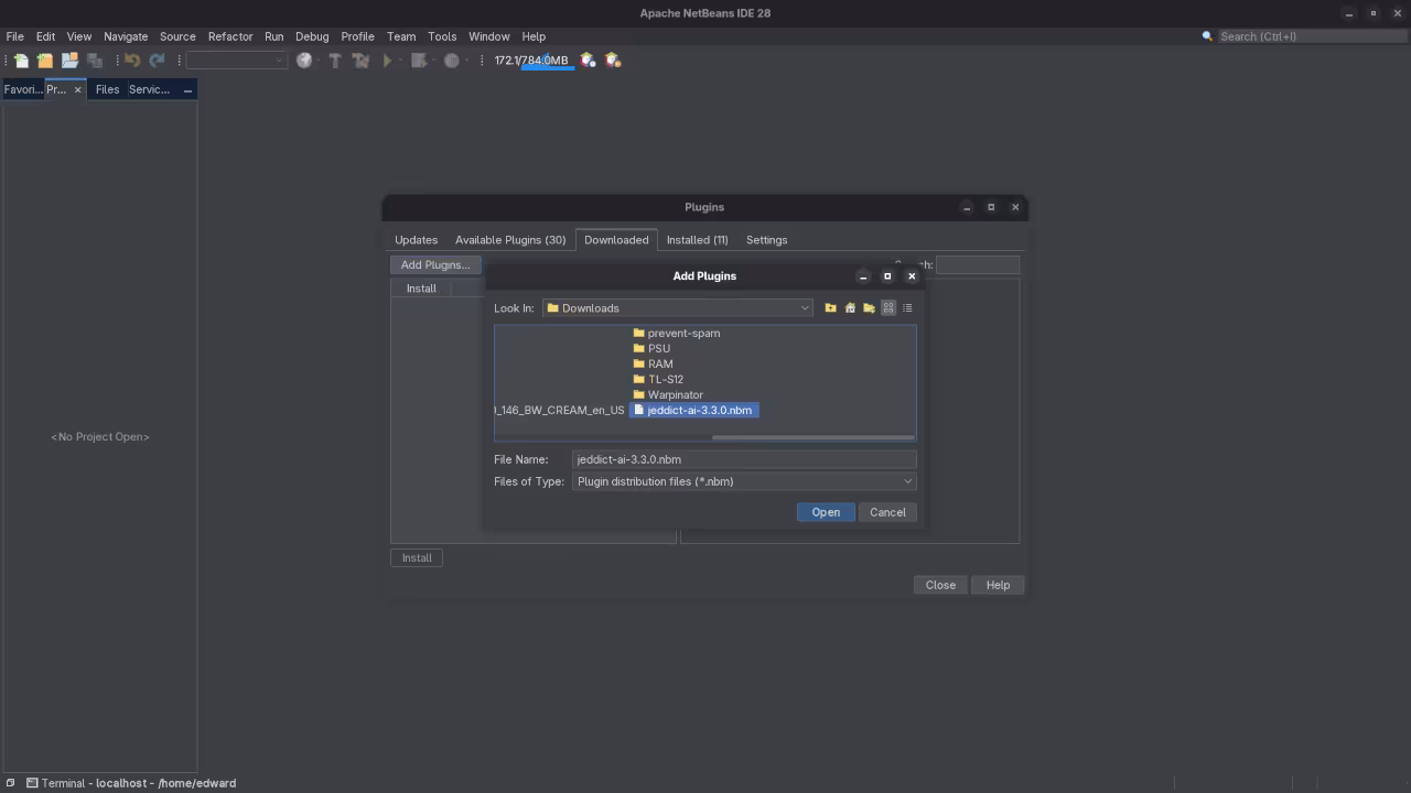 Netbeans 28 Plugins View