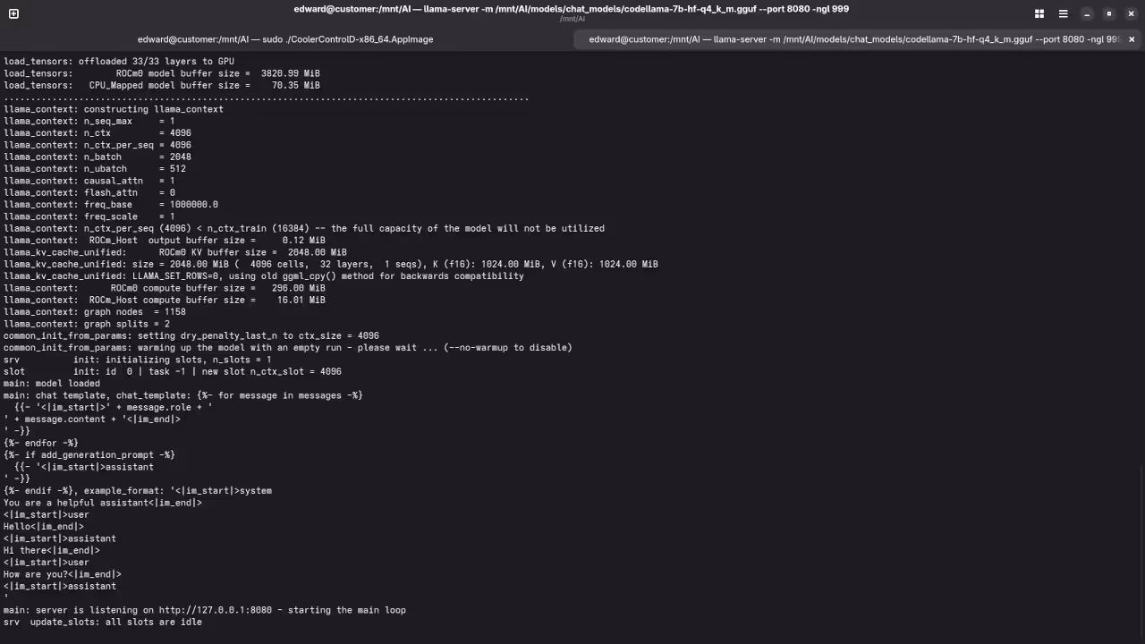 Start Llama.cpp Server