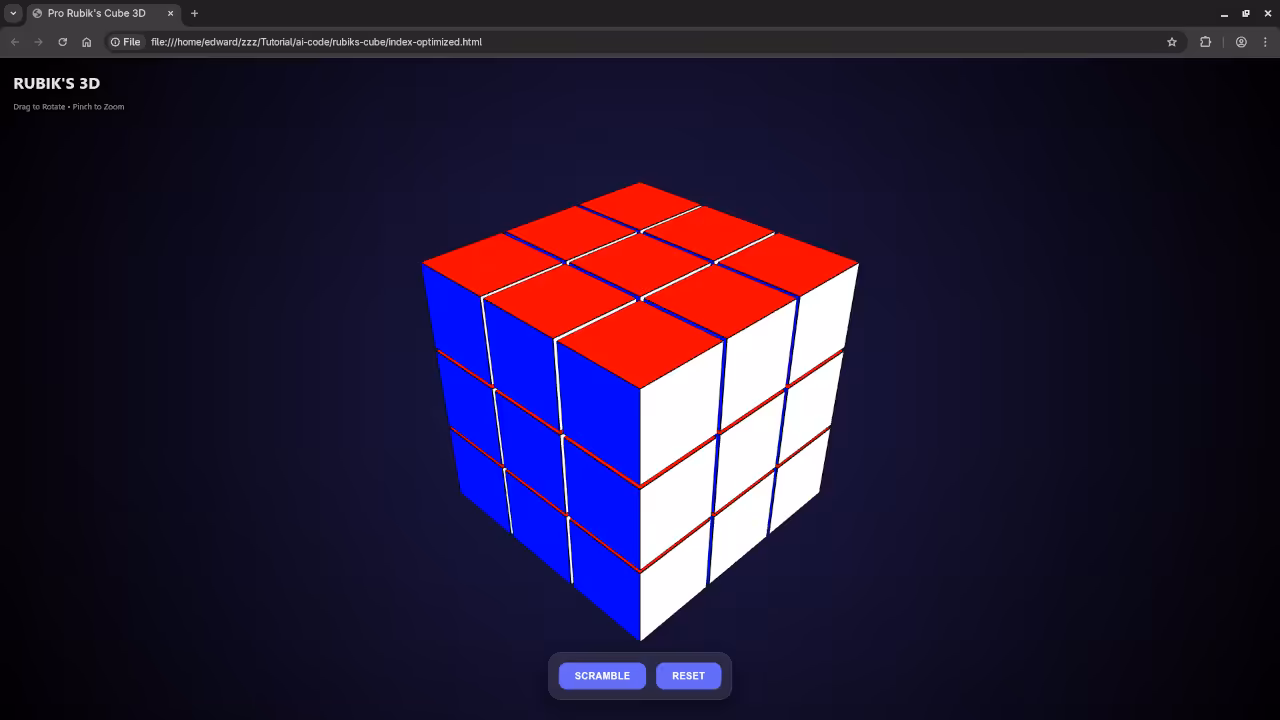 Optimized Rubik's Cube