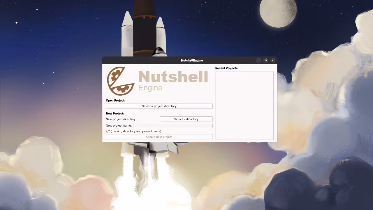 NutshellEngine New Project