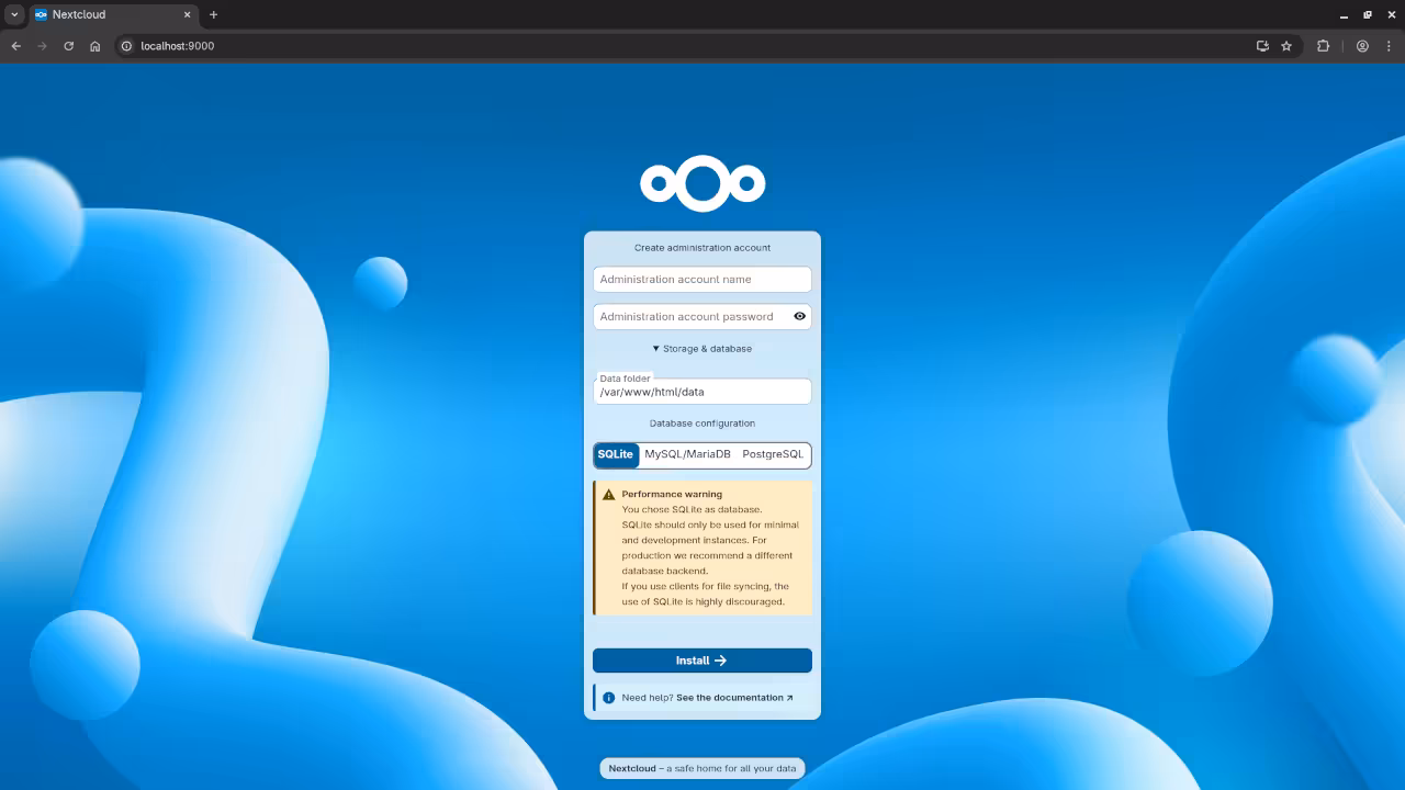Nextcloud Setup