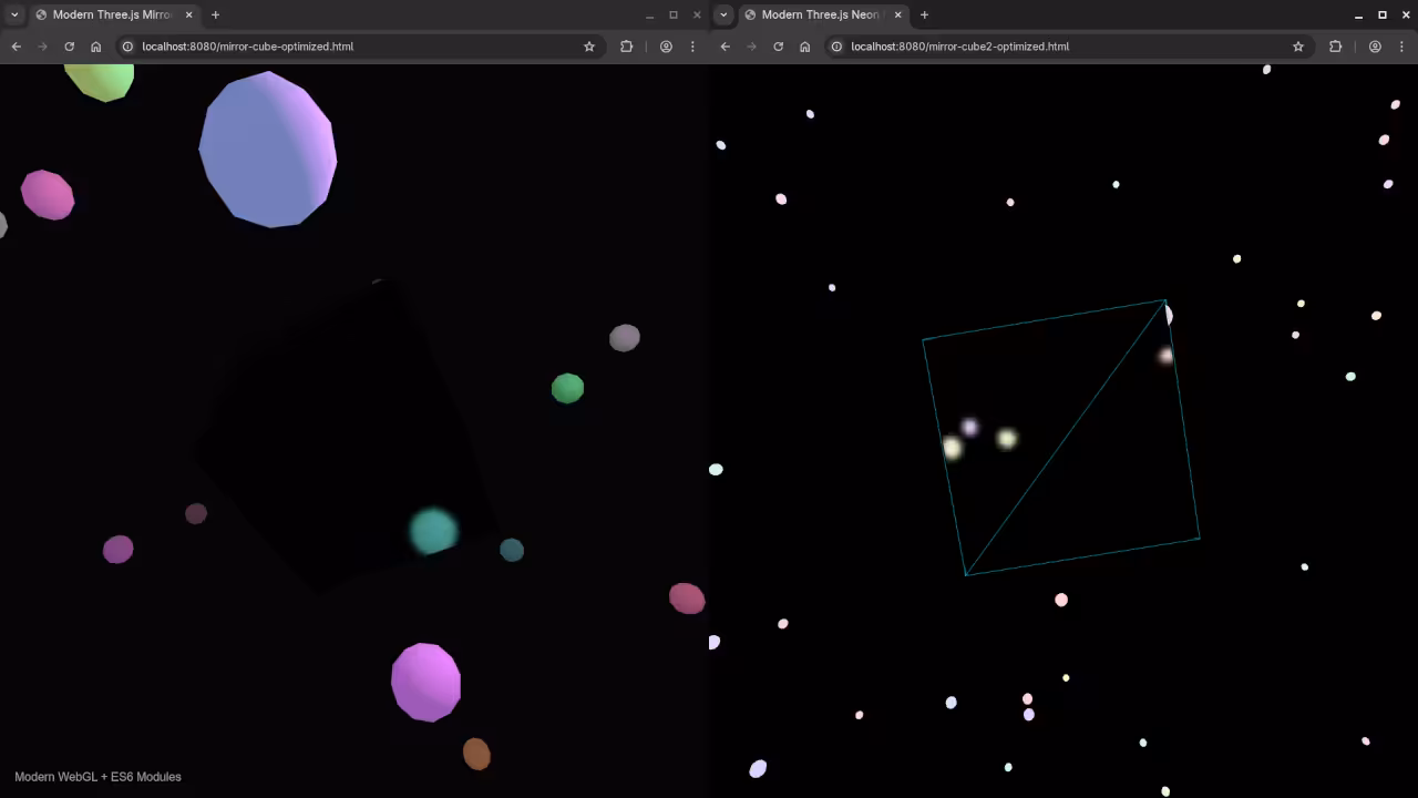 Optimized Mirror Cubes