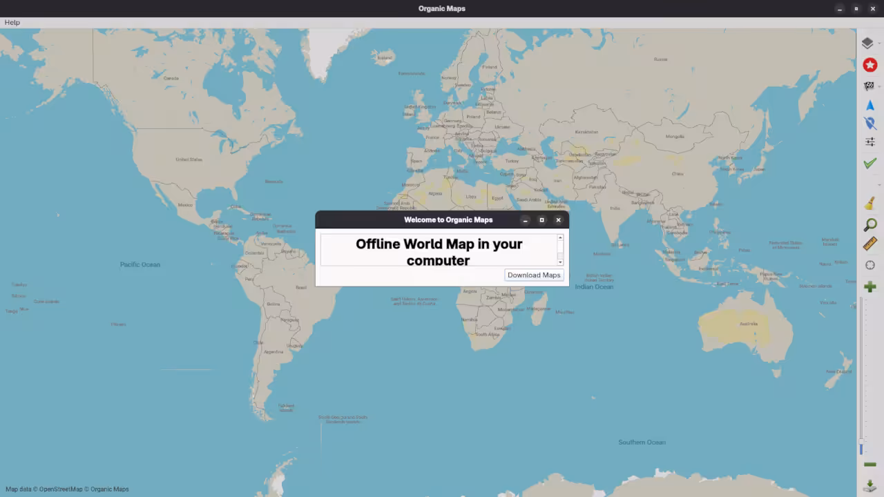 Desktop App Map Download