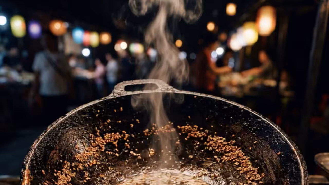 The High-Heat Sesame Oil Vapor Vortex: Technical ASMR Wok Mastery That Changes Everything